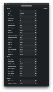 Keyboard shortcuts - Lyrics Player Keyboard shortcuts - Lyrics Player
