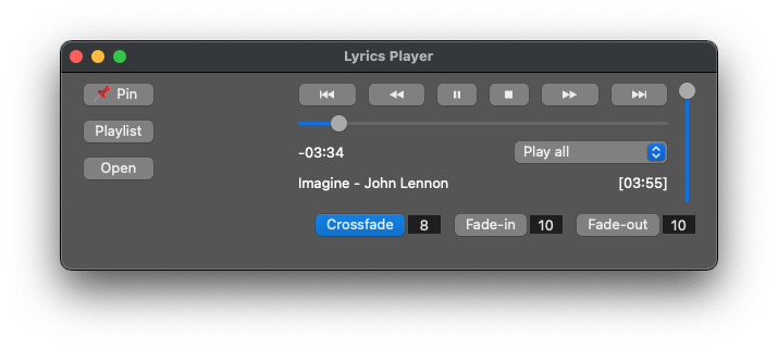 Player Controls - Lyrics Player Player Controls - Lyrics Player